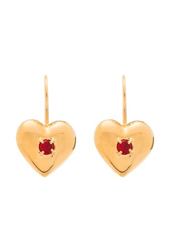 Shop Mondo Mondo Lover drop earrings with Express Delivery - FARFETCH