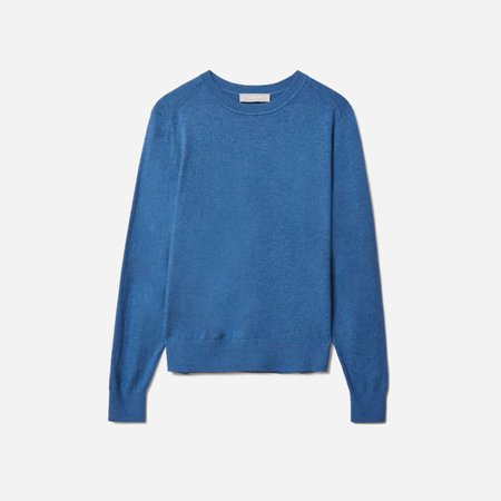Women’s Organic Cotton Crewneck Sweater | Everlane blue