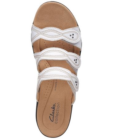 Clarks Women's Laurieann Ayla Slip-On Strappy Sandals - Macy's