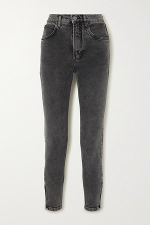 Reformation | + NET SUSTAIN high-rise slim-leg jeans | NET-A-PORTER.COM