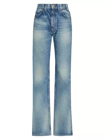 Shop Nili Lotan Joan Straight-Leg Jeans | Saks Fifth Avenue