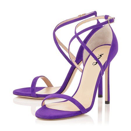 purple sandals