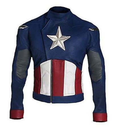 Captain America Motorcycle Jacket
