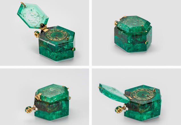 emerald pocket watch