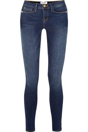 FRAME | Le Skinny de Jeanne mid-rise jeans | NET-A-PORTER.COM