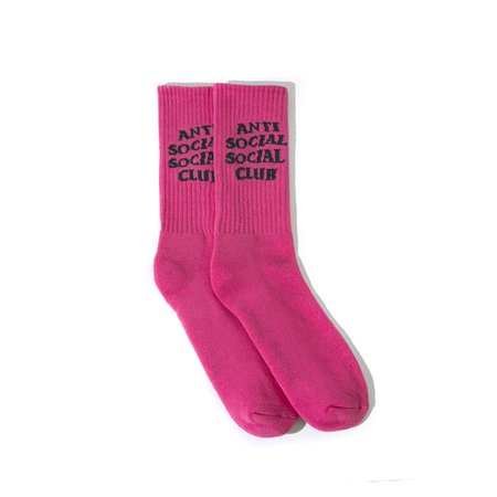 Neon Pink Socky Socks – AntiSocialSocialClub