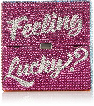 Judith Leiber Couture Feeling Lucky Crystal Clutch