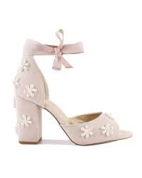 white daisy heels