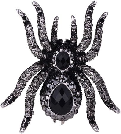Amazon.com: YACQ Spider Pin Brooch for Women, Spider Necklace Pendant for Women, Halloween Spider Pin Brooch + Pendant 2 in 1, Halloween Costume Accessories: Clothing, Shoes & Jewelry