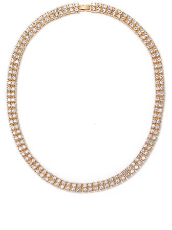 Petit Moments Vanity Crystal Tennis Necklace