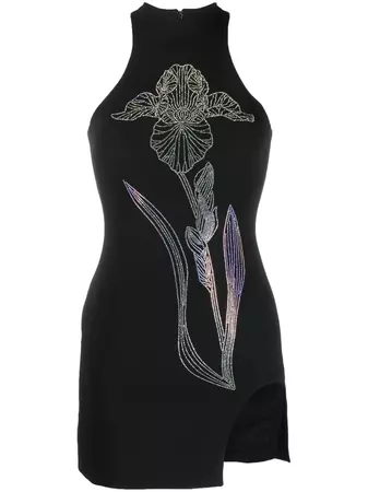 David Koma crystal-embellished Minidress - Farfetch