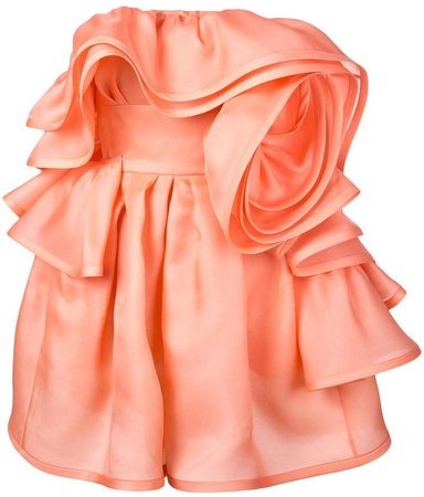 ruffled rose dress