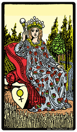 The empress tarot card