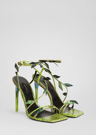 Versace Antheia Leaf Sandals for Women | US Online Store