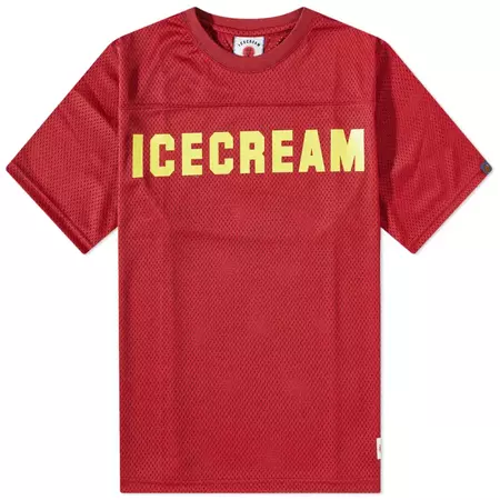 ﻿﻿﻿﻿ICECREAM Mesh Football Jersey Red | END. (US)