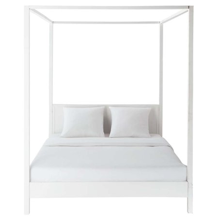 MAISON DU MONDE - Celeste - Off-White Pine Four Poster Bed