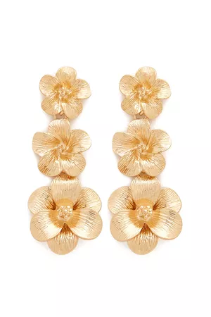 Tiered Floral Drop Earrings | Forever 21
