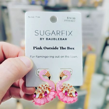 Sugarfix By Baublebar 'pink Outside The Box' Statement Earrings - Pink : Target