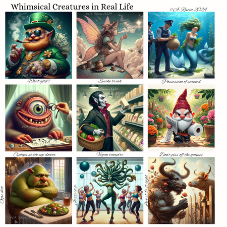 whimsical creatures: real life