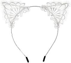 white lace cat ears - Google Search