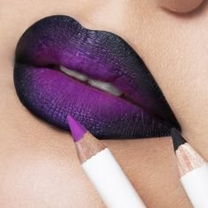 black and purple lipstick - Google Search