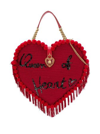 Shop red Dolce & Gabbana My Heart crochet bag with Express Delivery - Farfetch