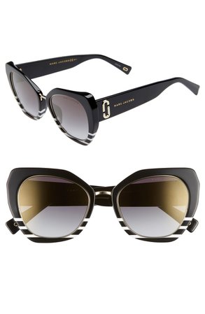 MARC JACOBS 53mm Cat Eye Sunglasses | Nordstrom