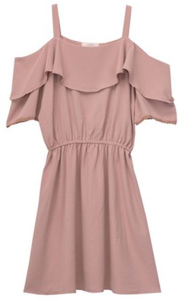 Old Rose Classic Flowy Dress