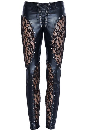 leather and lace pants - Google Search