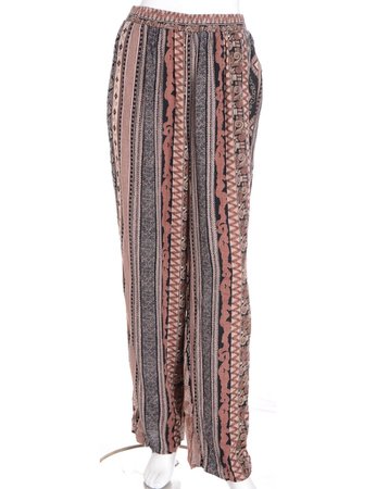 Women's Striped Harem Pants Multi-coloured, S | Beyond Retro - E00497408