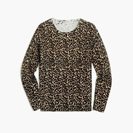 J.Crew Factory: Leopard Teddie Sweater