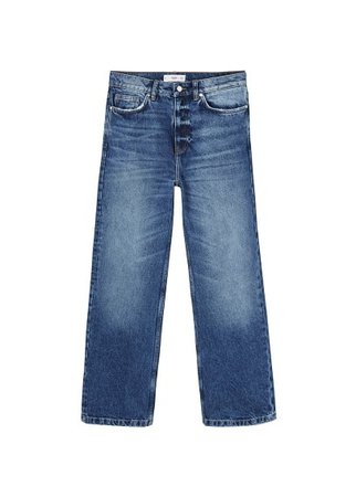 MANGO Faded relaxed jeans