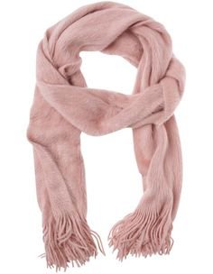 Winter shawl scarf pink