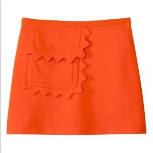 Victoria Beckham for Target Skirts | Victoria Beckham For Target Orange Mini Skirt Nwt | Poshmark