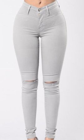 ripped jeans grey