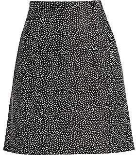 Black and White Polka Dot Skirt