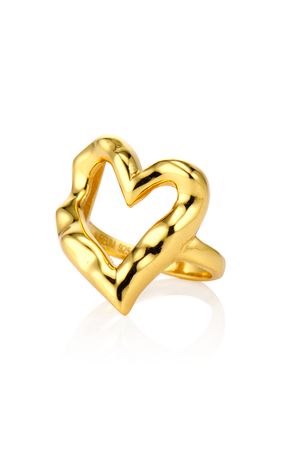 Amour 24k Gold Vermeil Ring By Aureum | Moda Operandi