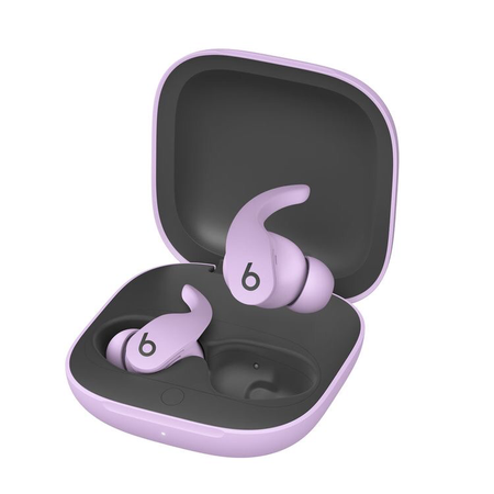 purple earbuds