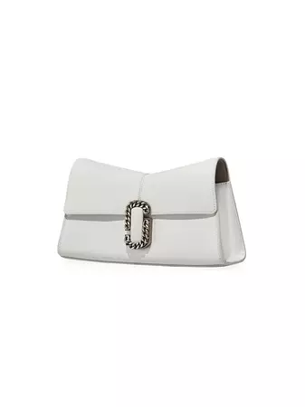 Shop Marc Jacobs The St. Marc Convertible Leather Clutch | Saks Fifth Avenue