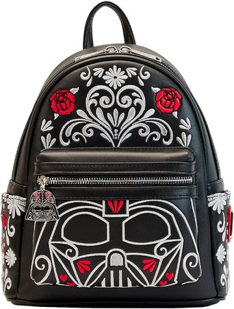 Amazon.com: Loungefly Star Wars Darth Vader Floral Embroidered Cosplay Womens Double Strap Shoulder Bag Purse : Clothing, Shoes & Jewelry