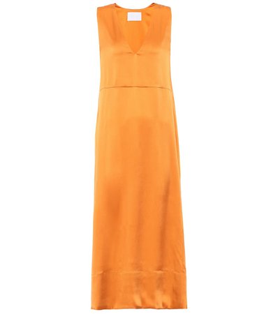 Asceno Silk Midi Dress