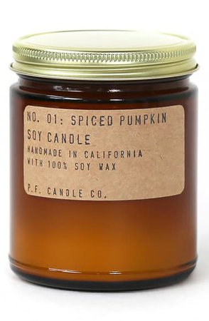 P.F. Candle Co. Spiced Pumpkin Soy Candle (Limited Edition) | Nordstrom