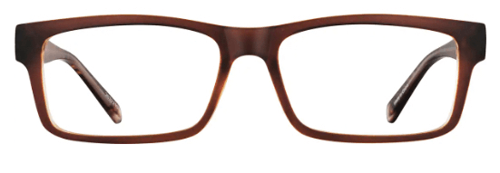 Rectangle Glasses 2032215 Brown