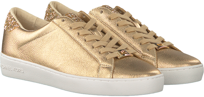 Gold MICHAEL KORS Sneakers IRVING LACE UP - Omoda.com