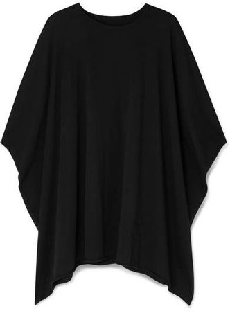Minerva Oversized Cotton-jersey T-shirt - Black