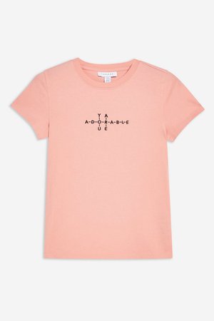 Adorable Crossword T-Shirt - T-Shirts - Clothing - Topshop USA