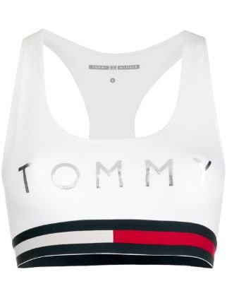Tommy Hilfiger Logo Cropped Top 29£ - Shop AW18 Online - Fast Delivery, Free Returns