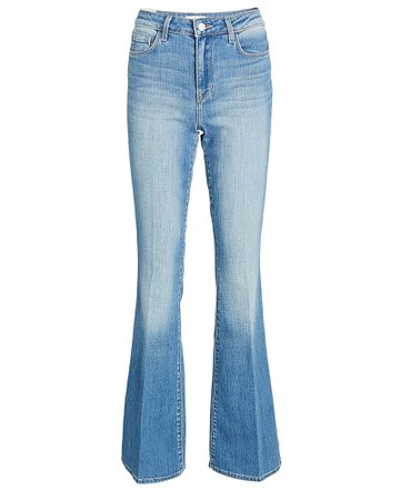 L'Agence Bell High-Rise Flared Leg Jeans | INTERMIX®