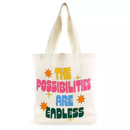 ban.do | Bags | Possibilities Are Endless Canvas Tote Bag By Bando Nwt | Poshmark