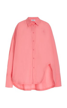 Diana Cutout Oversized Cotton Shirt By The Attico | Moda Operandi